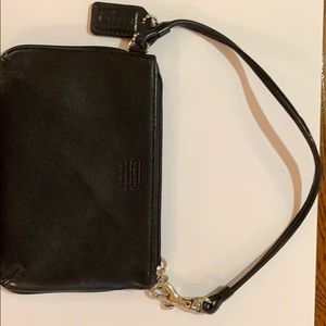 Coach change purse in real leather